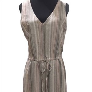 Drew jumpsuit brown / combo medium NWT